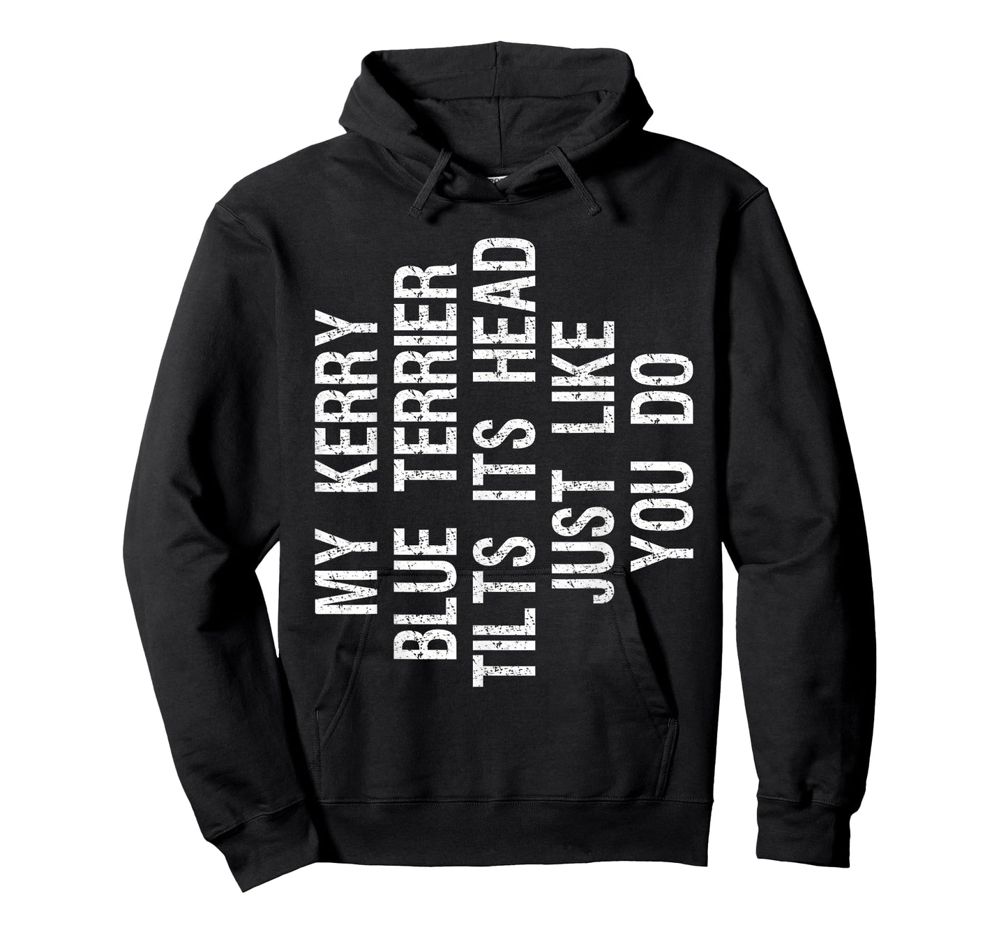 My Kerry Blue Terrier Dog Tilts Its Head Funny Men Women Kids T-Shirt