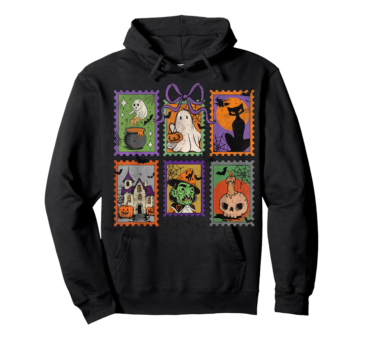 Retro Halloween Cat Ghost, Spooky Season, Spooky Mama T-Shirt