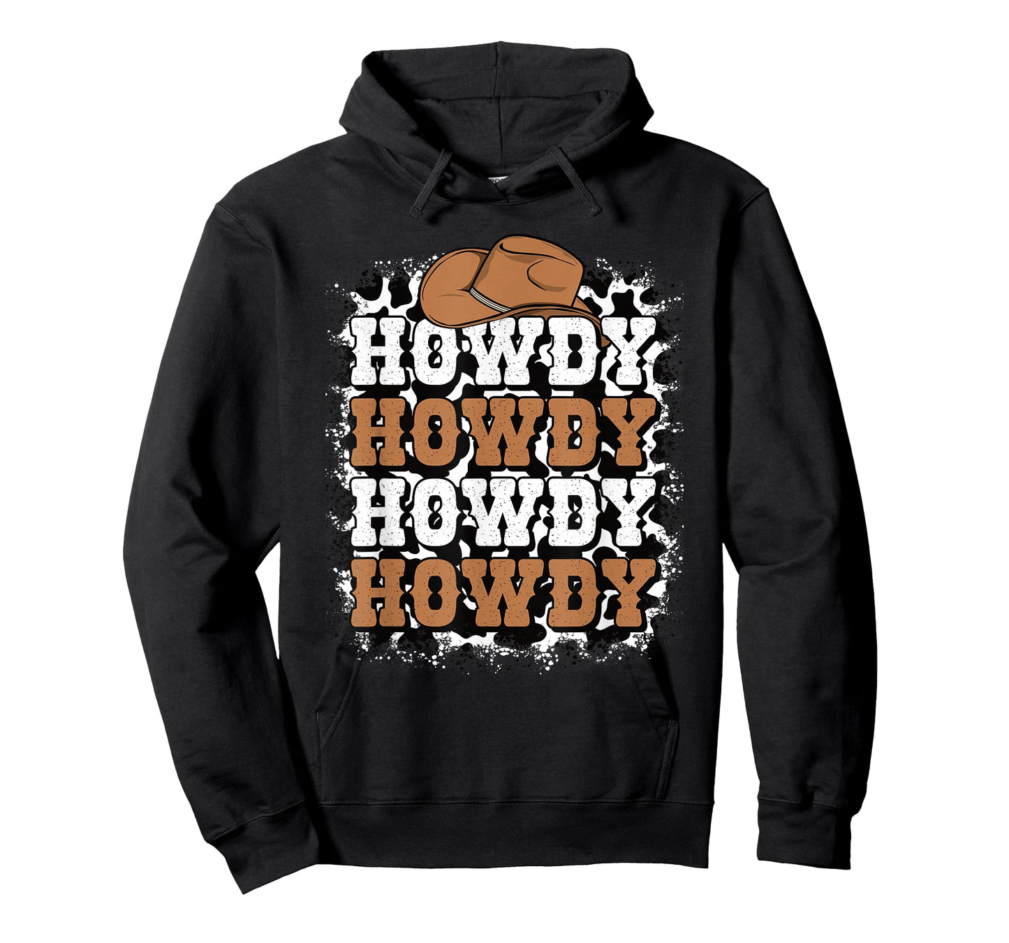 Howdy Cow Print Western Cowgirl Cowboy Rodeo Men Women Kids T-Shirt