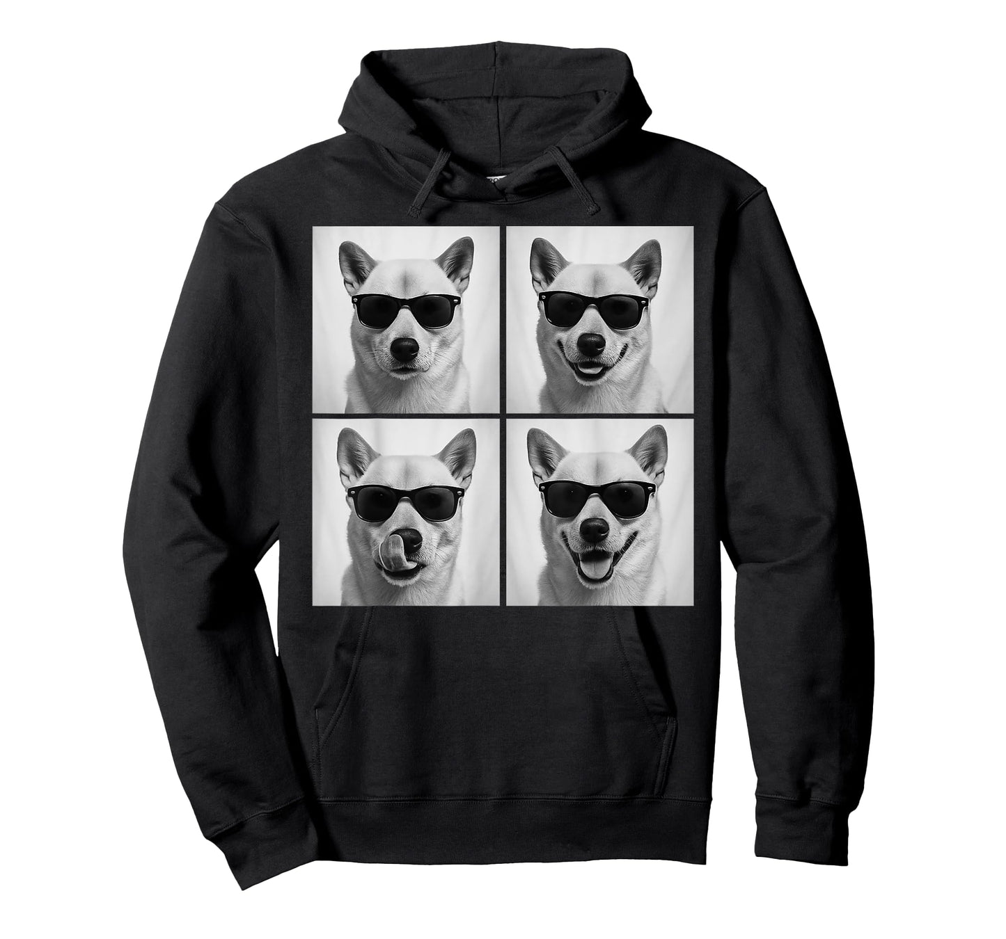 Funny Korean Jindo Dog Lover Cute Korean Jindo Photo Booth T-Shirt for Men Women Kids