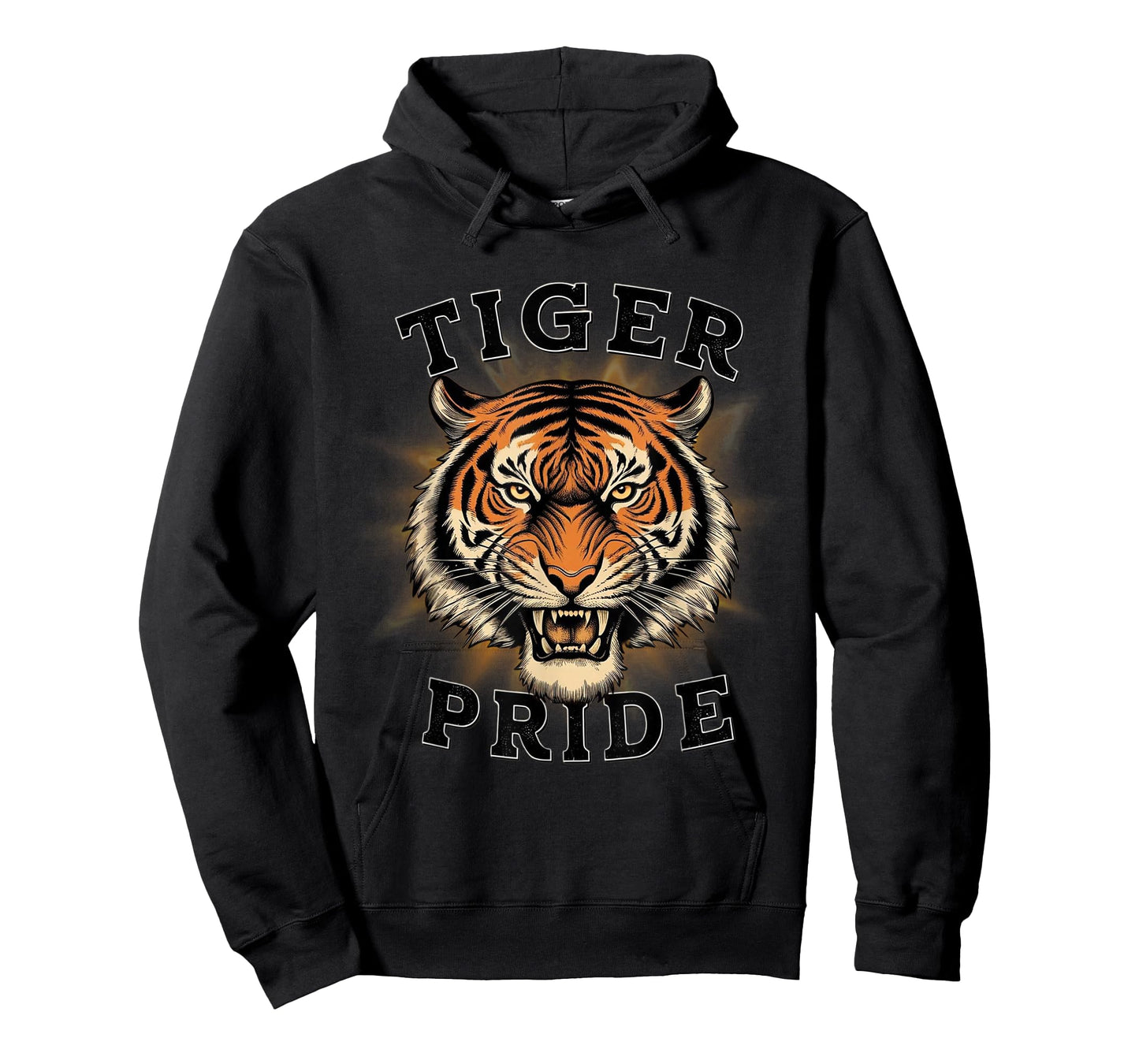 Tiger Pride Fearless Tigers Mascot Vintage School Sports Gam T-Shirt