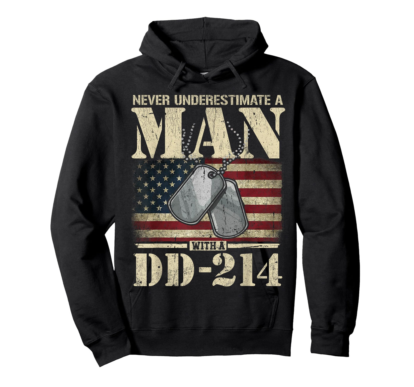 DD 214 Alumni Never Underestimate an Old Man with A DD-214 T-Shirt