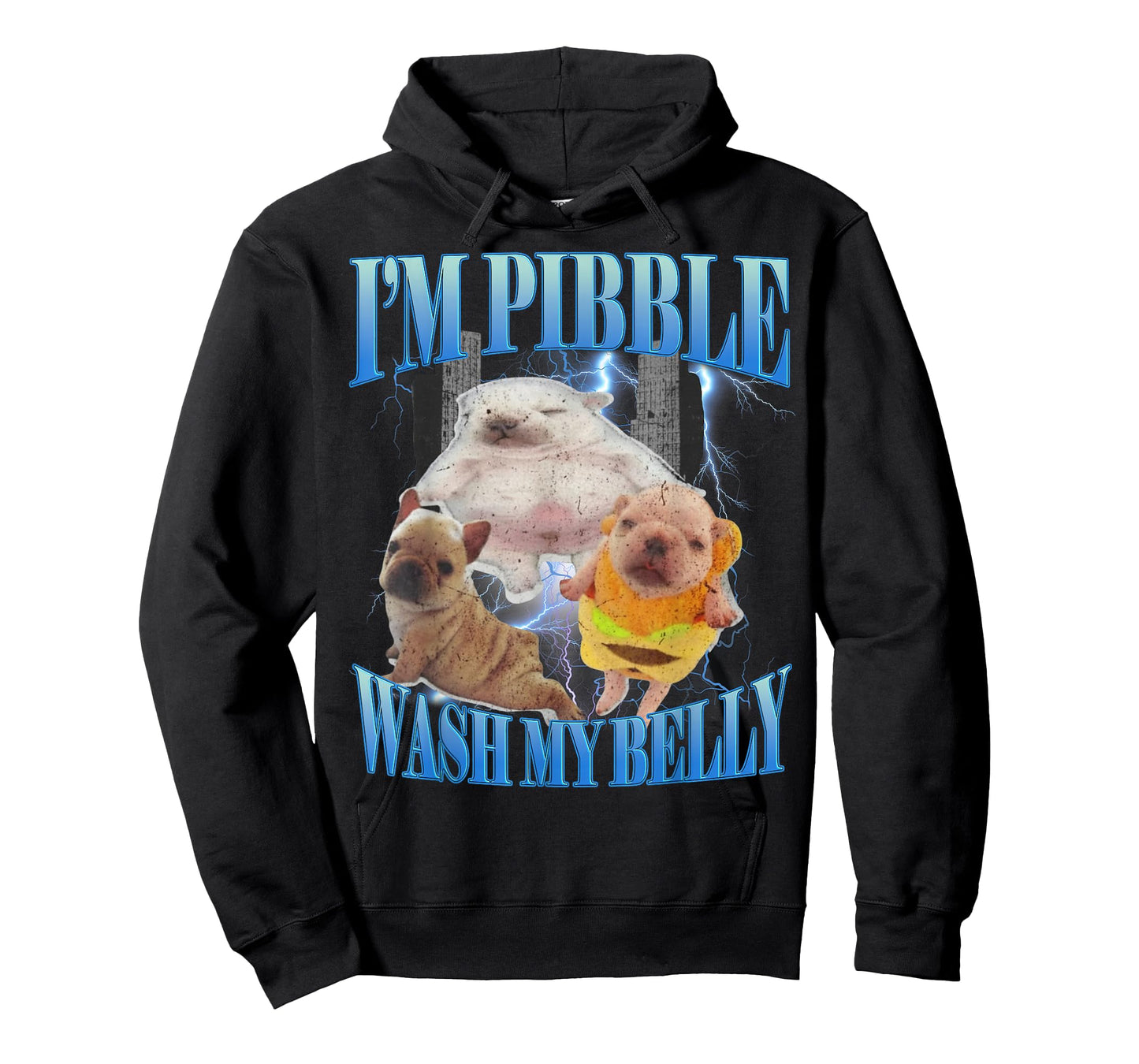 I Am Pibble Wash My Belly Funny Dog Clean My Belly Meme Dogs T-Shirt