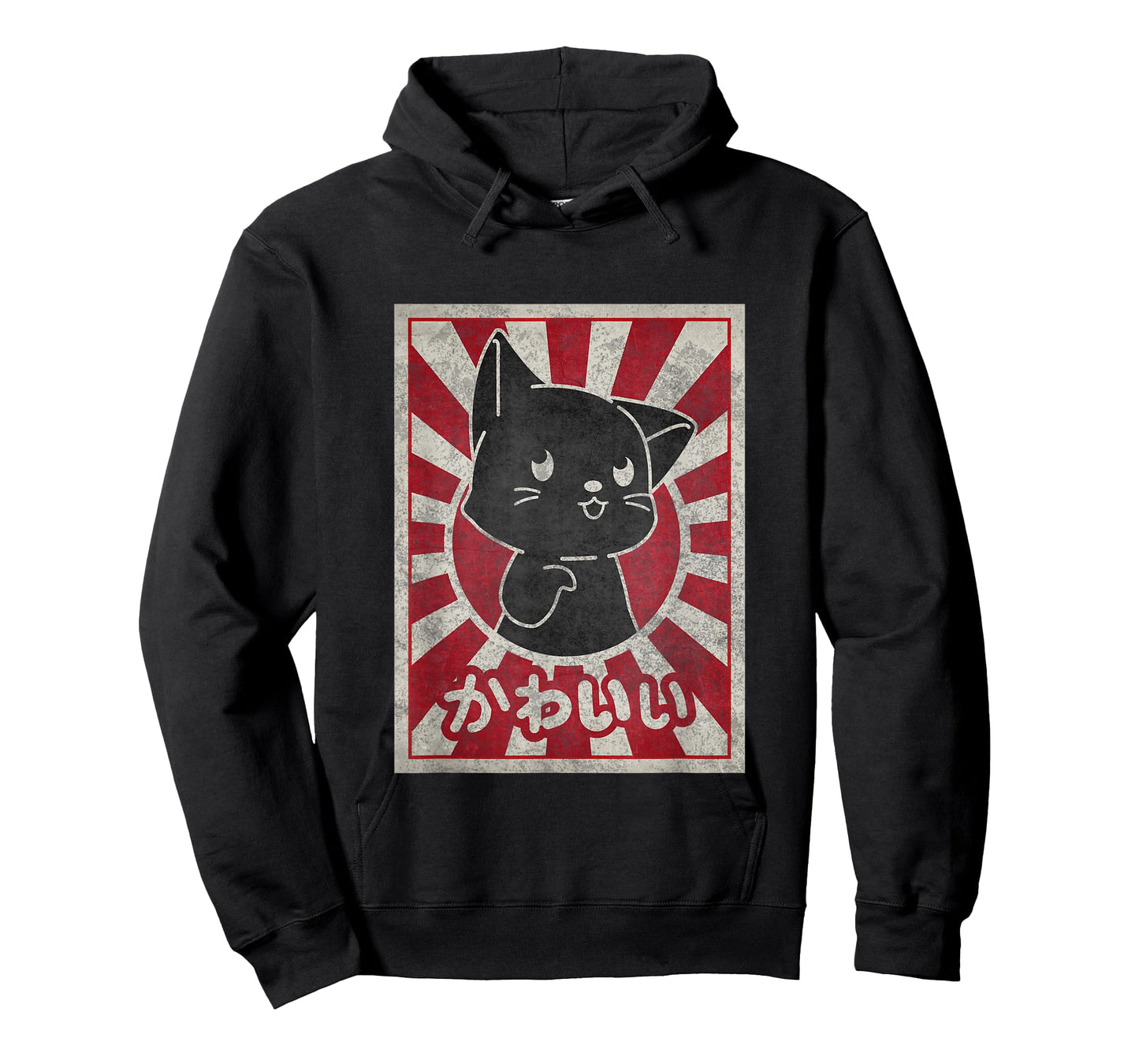 Kawaii cat Japanese black anime Cat Lover Men Women T-Shirt