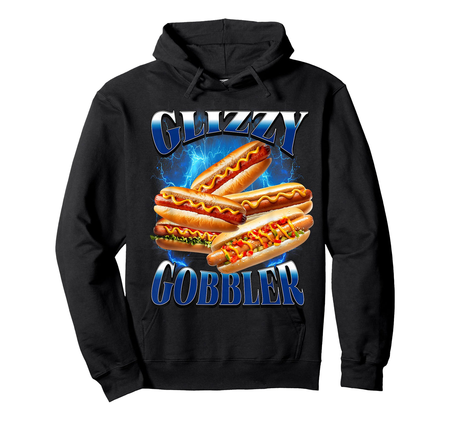 Glizzy Gobbler Funny Hot Dog Bootleg Meme Quote T-Shirt