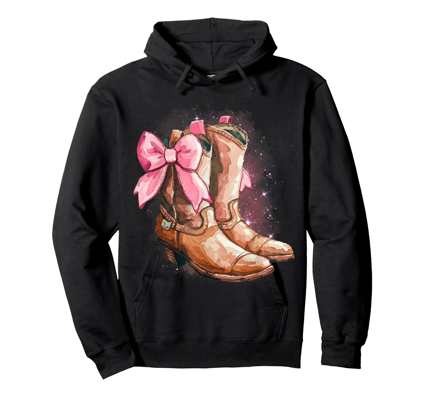 Coquette Cowgirl Boots With Pink Bows Coquette T-Shirt