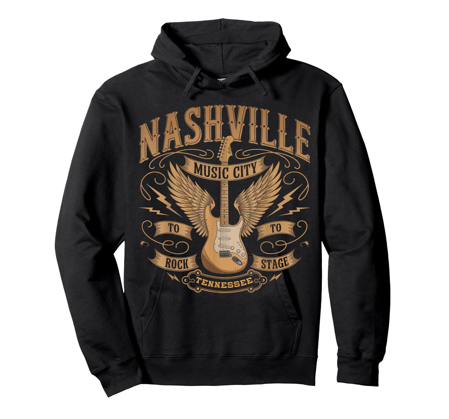 Nashville Music City Tshirt Women Men Tennessee Rock Country T-Shirt