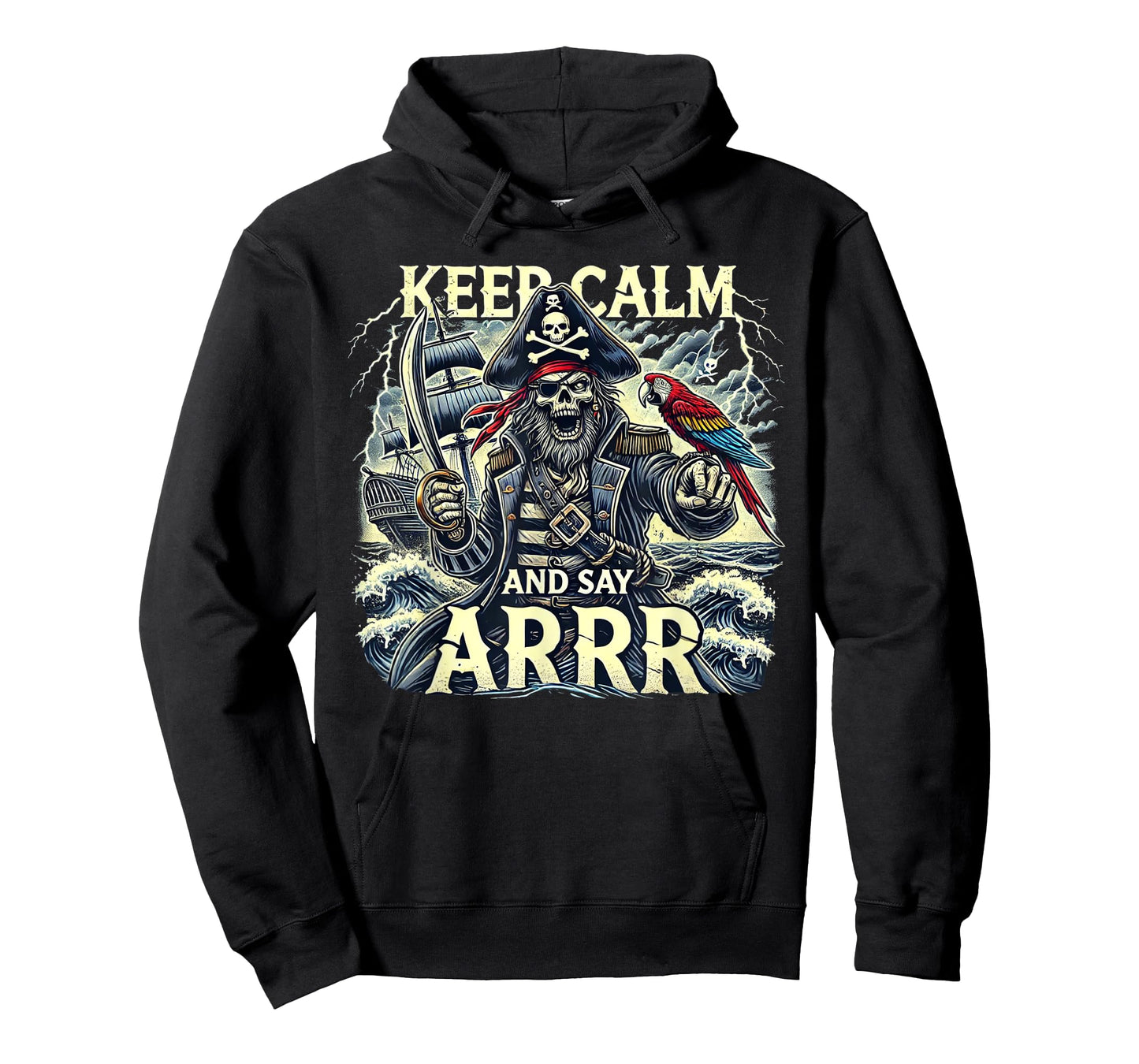 Keep Calm And Say "Arrrr" Talk Like A Pirate Day T-Shirt
