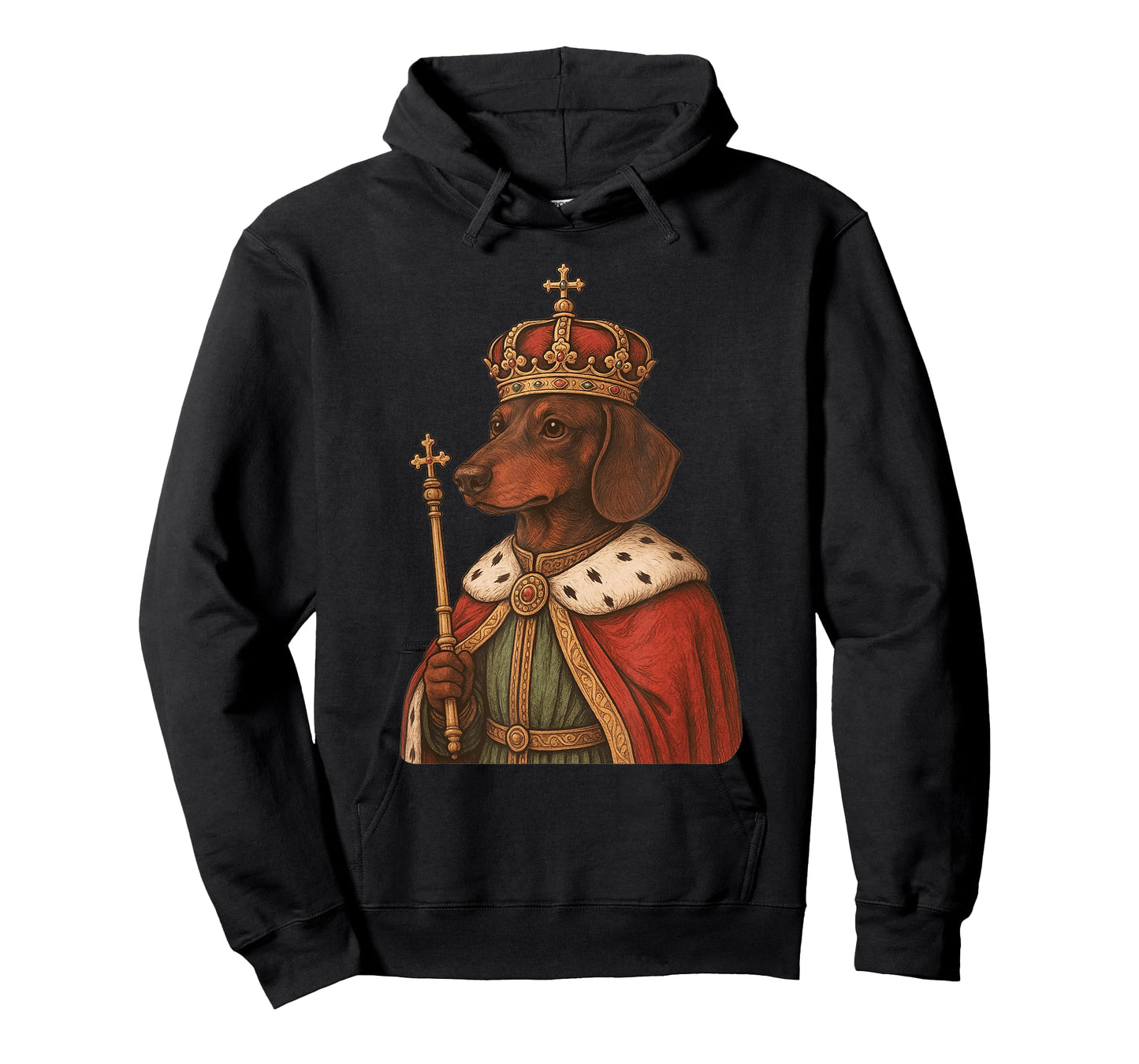 Dachshund is King Doxie Dog Dachshund Lover Men Women T-Shirt