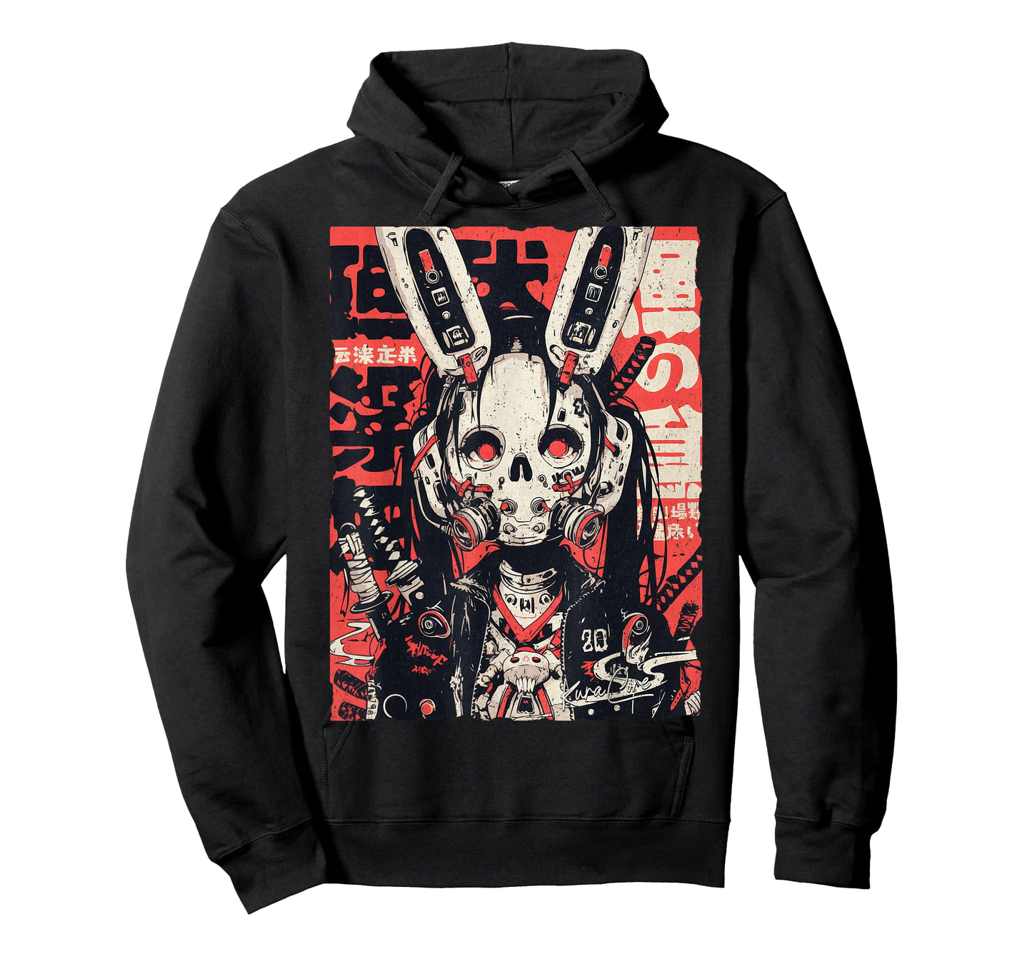 Japan Streetwear Cyberpunk Y2K Techwear Retro Manga Anime T-Shirt