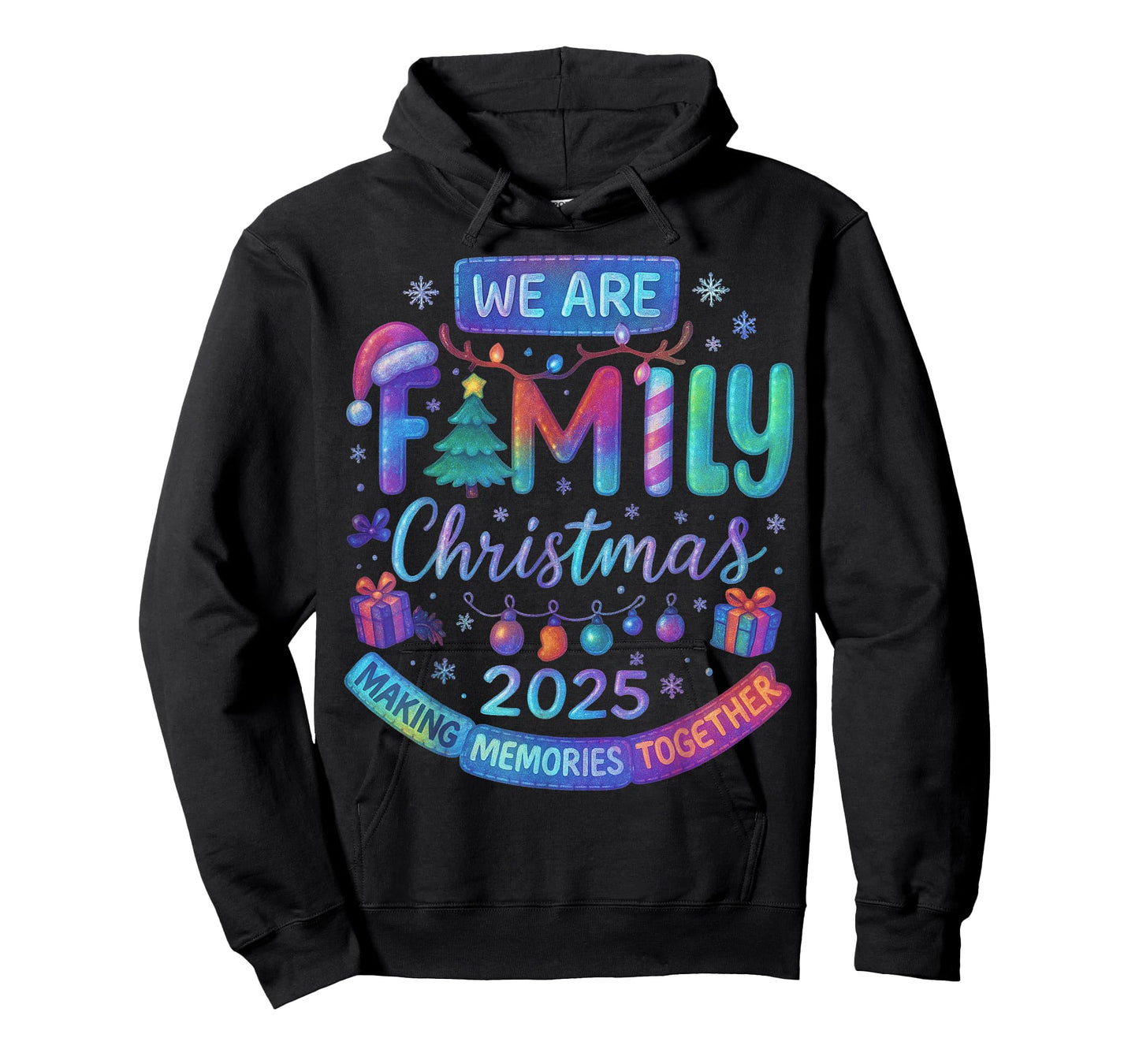 We are Family Christmas 2025 Making Memorie Together Xmas T-Shirt