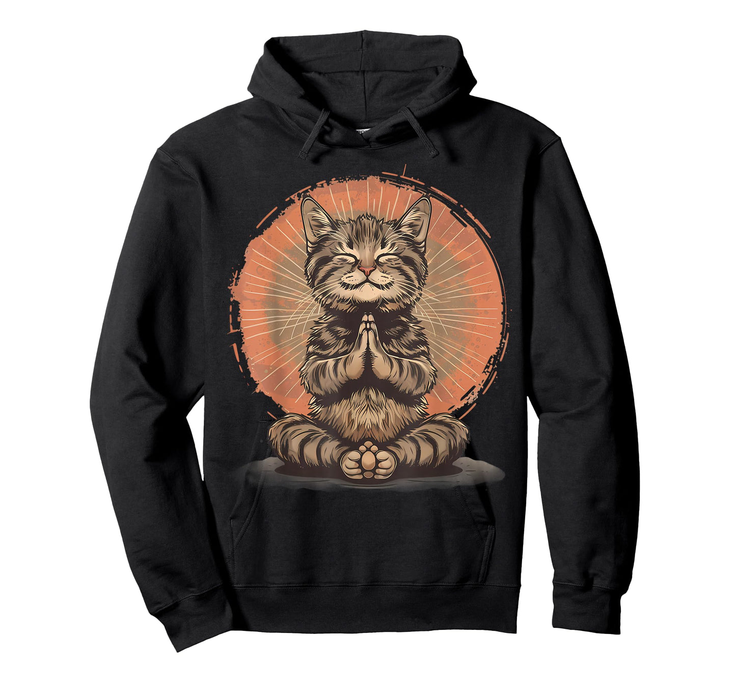 Cat Meditation Zen Buddha Hindu Buddhist Spirituality T-Shirt