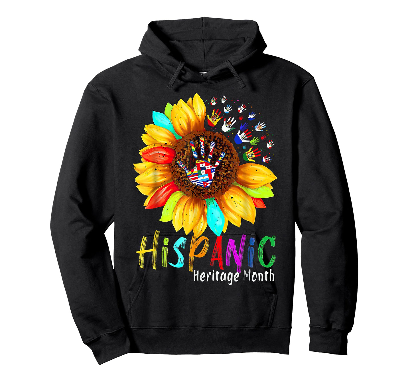Hispanic Heritage Month Sunflower All Countries T-Shirt