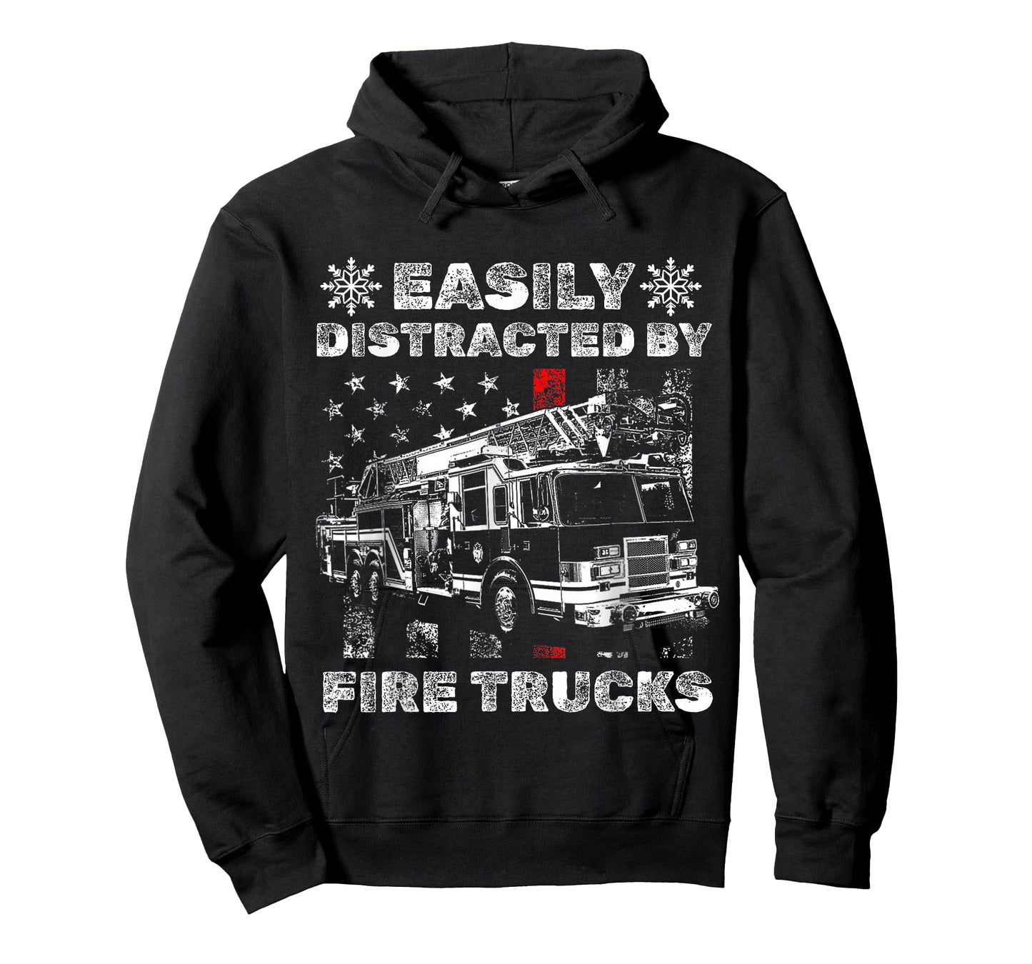 Funny Firefighter Art for Men Women Kids Fire Truck Fireman T-Shirt