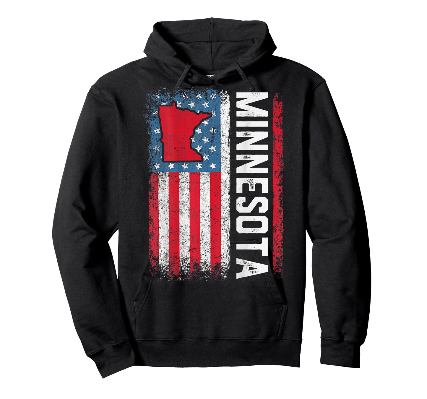 Vintage Minnesota State USA Flag Shirt Minnesota (On Back) T-Shirt
