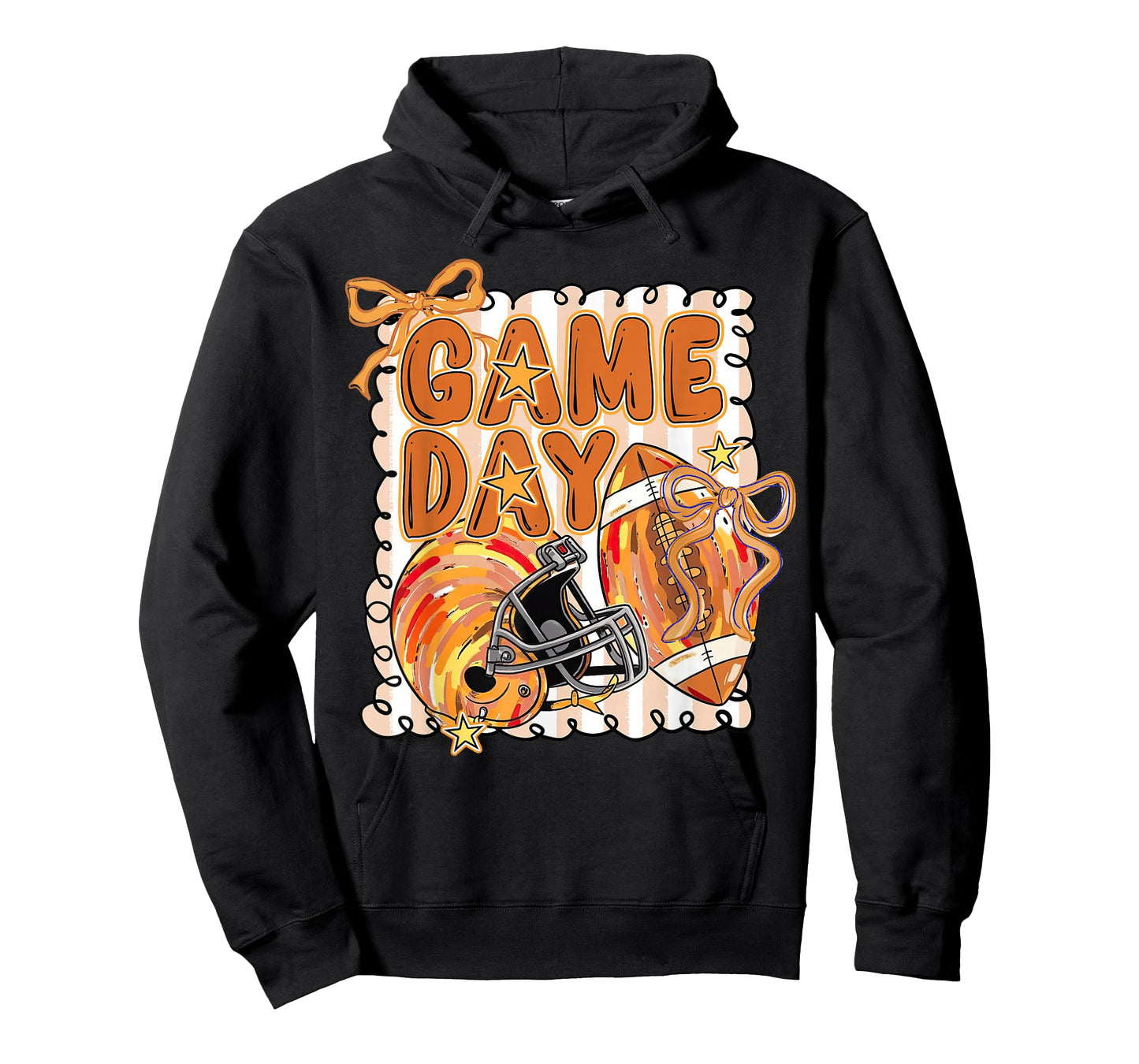 Preppy Coquette Game Day Football Season Fall Thanksgiving T-Shirt