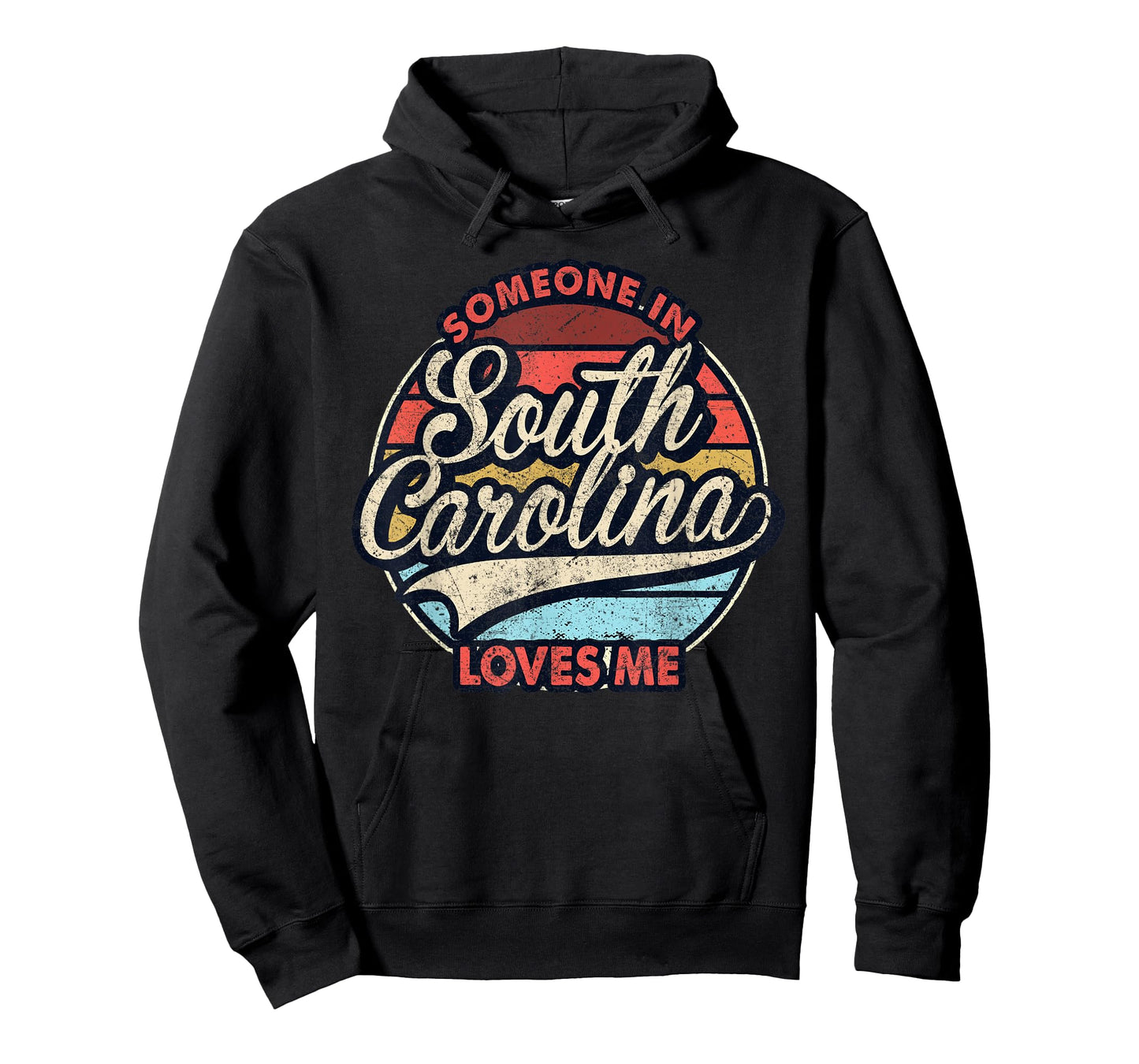 Someone In South Carolina Loves Me US State Cool Retro T-Shirt