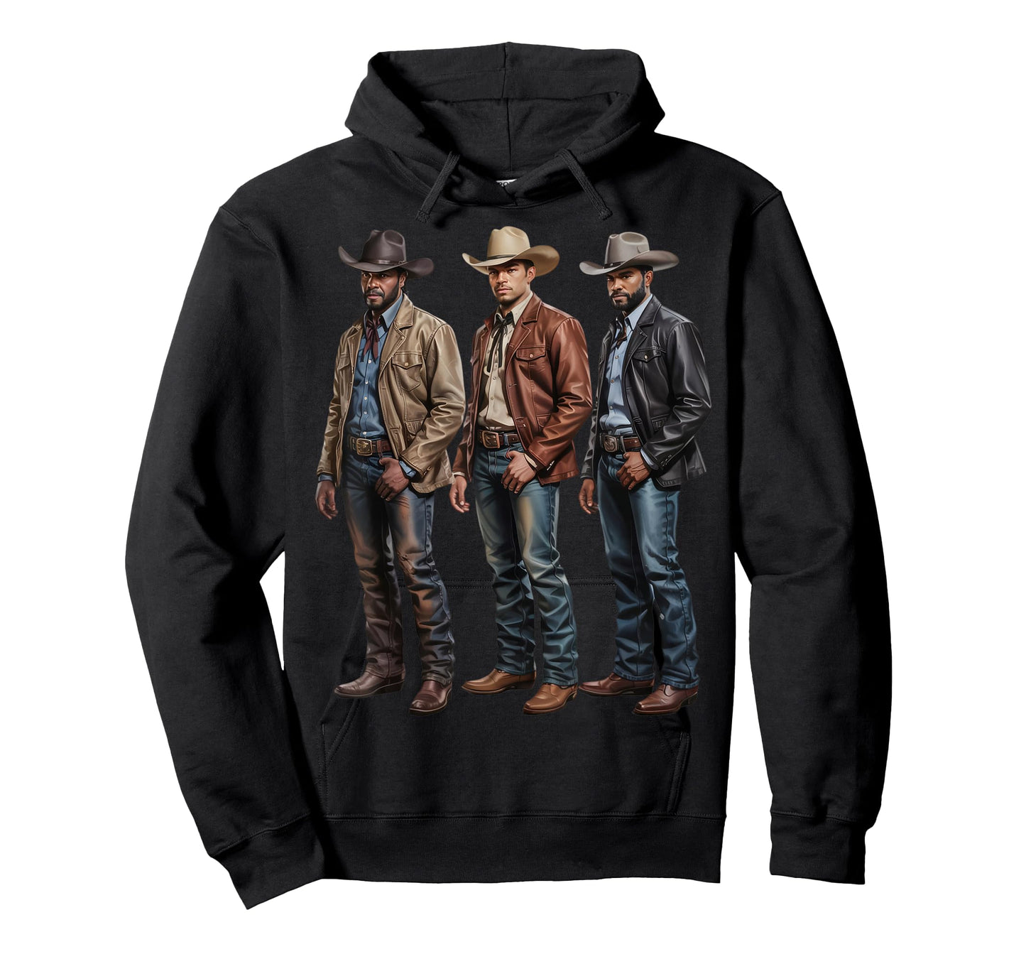 Black Cowboy Vibes Melanin Black History Texas Western Rodeo T-Shirt