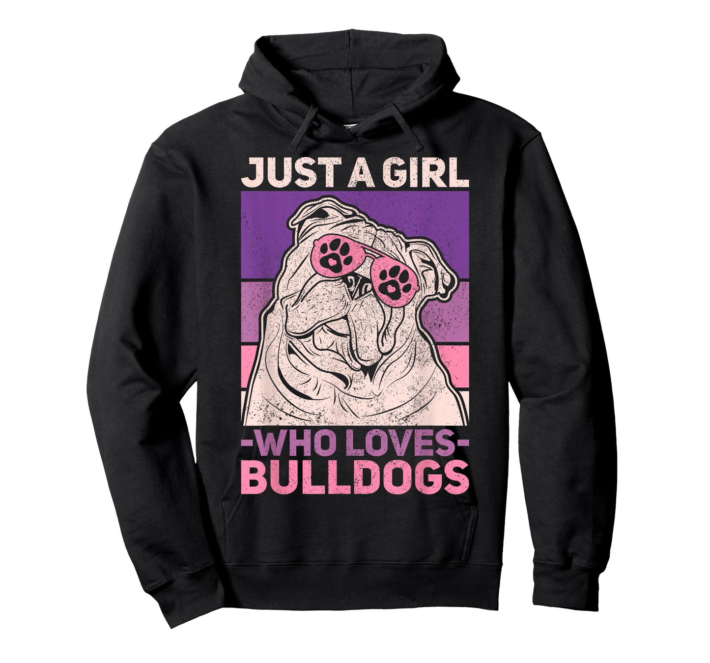 Dog Lover Owner Pet Animal Just A Girl Who Loves Bulldogs T-Shirt