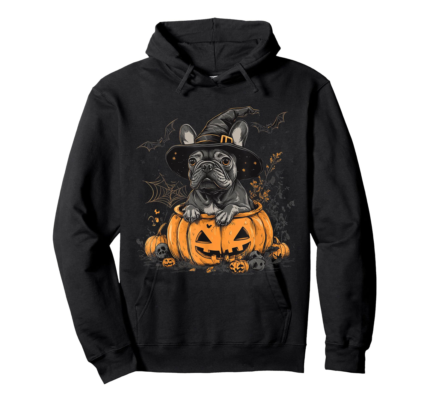 French Bulldog Dog Pumpkin Halloween Thanksgiving Men Women T-Shirt