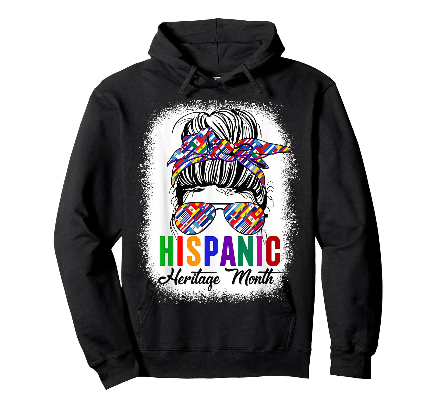 Women Hispanic Heritage Month Woman Latino Countries Flag T-Shirt