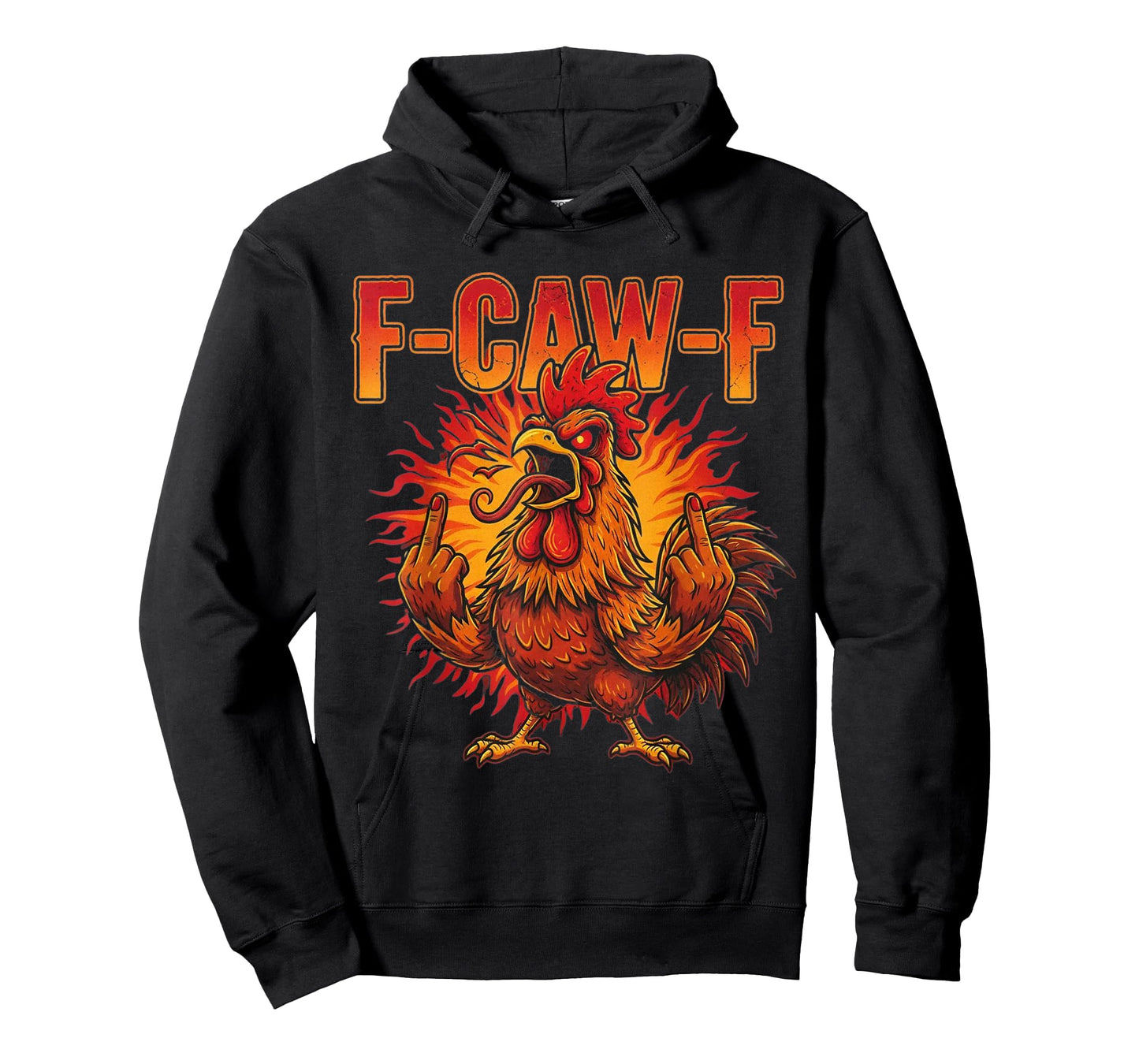 F-Caw-F Funny Chicken Rooster Meme T-Shirt