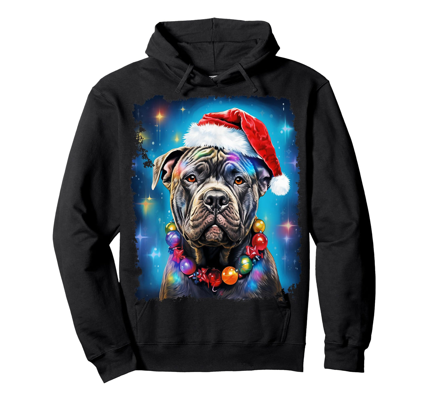 Pop Art Dog Cane Corso Christmas T-Shirt