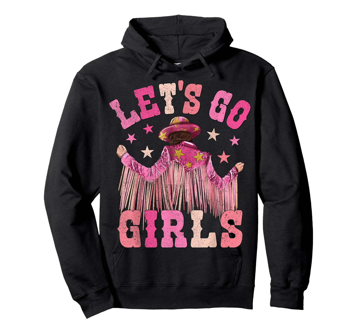 Let's Go Girls Western Country Cowgirl Bachelorette Matching T-Shirt