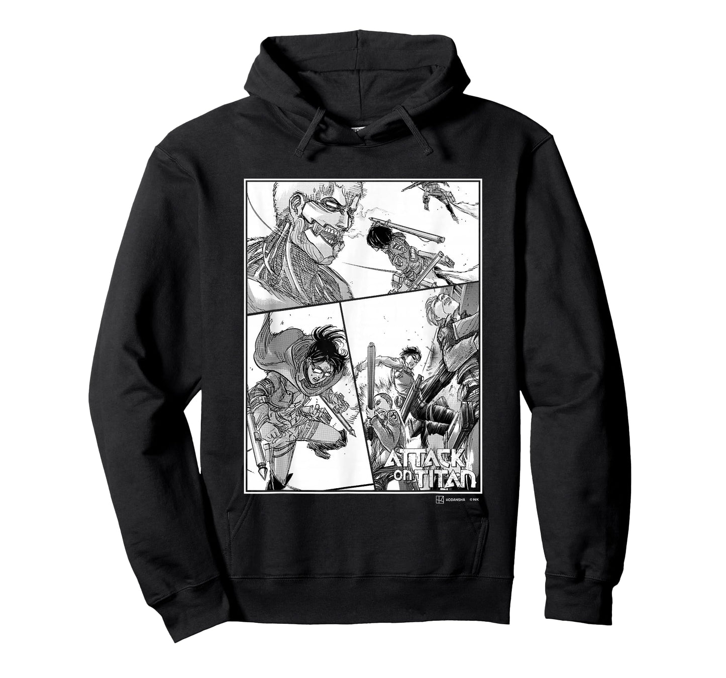 Attack on Titan Survey Corps VS Armored Titan Manga Panels T-Shirt