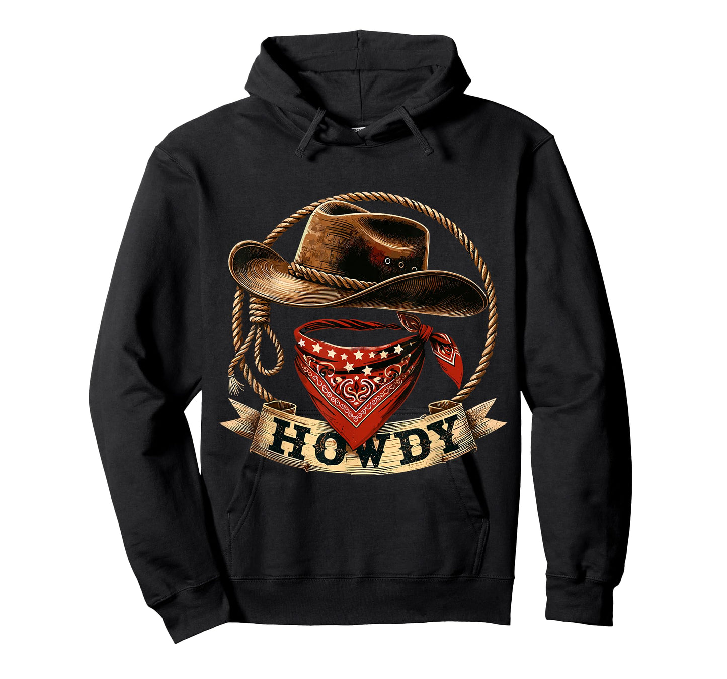 Howdy Western Cowboy Hat Rodeo T-Shirt