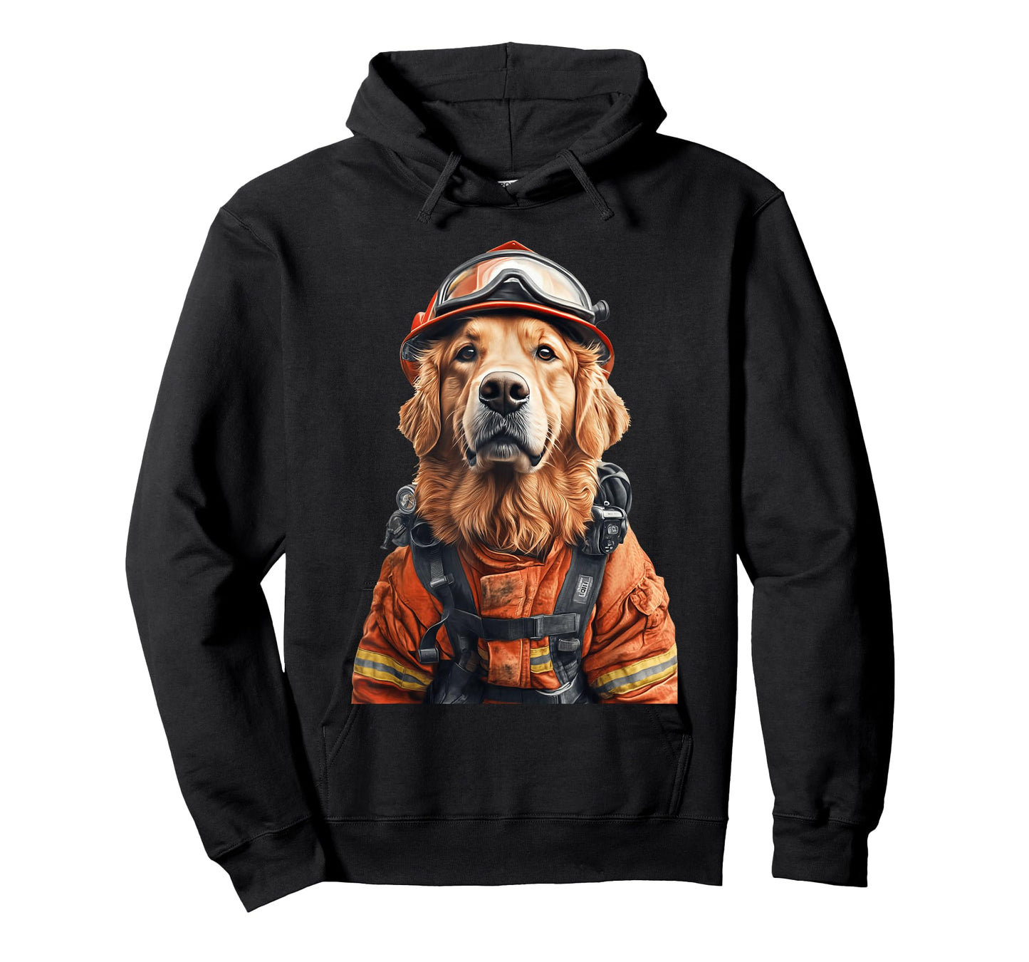 Golden Retriever Firefighter T-Shirt