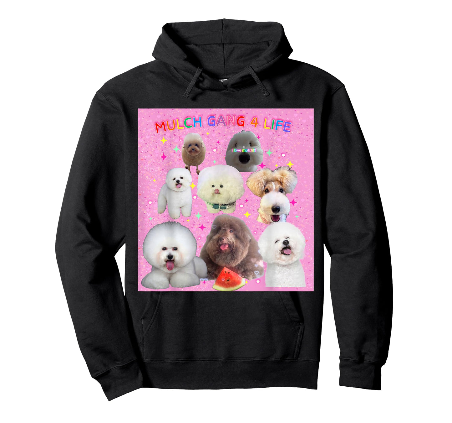 Mulch Gang 4 Life MulchMaxxing Puppy Dog Meme Mulchposting T-Shirt