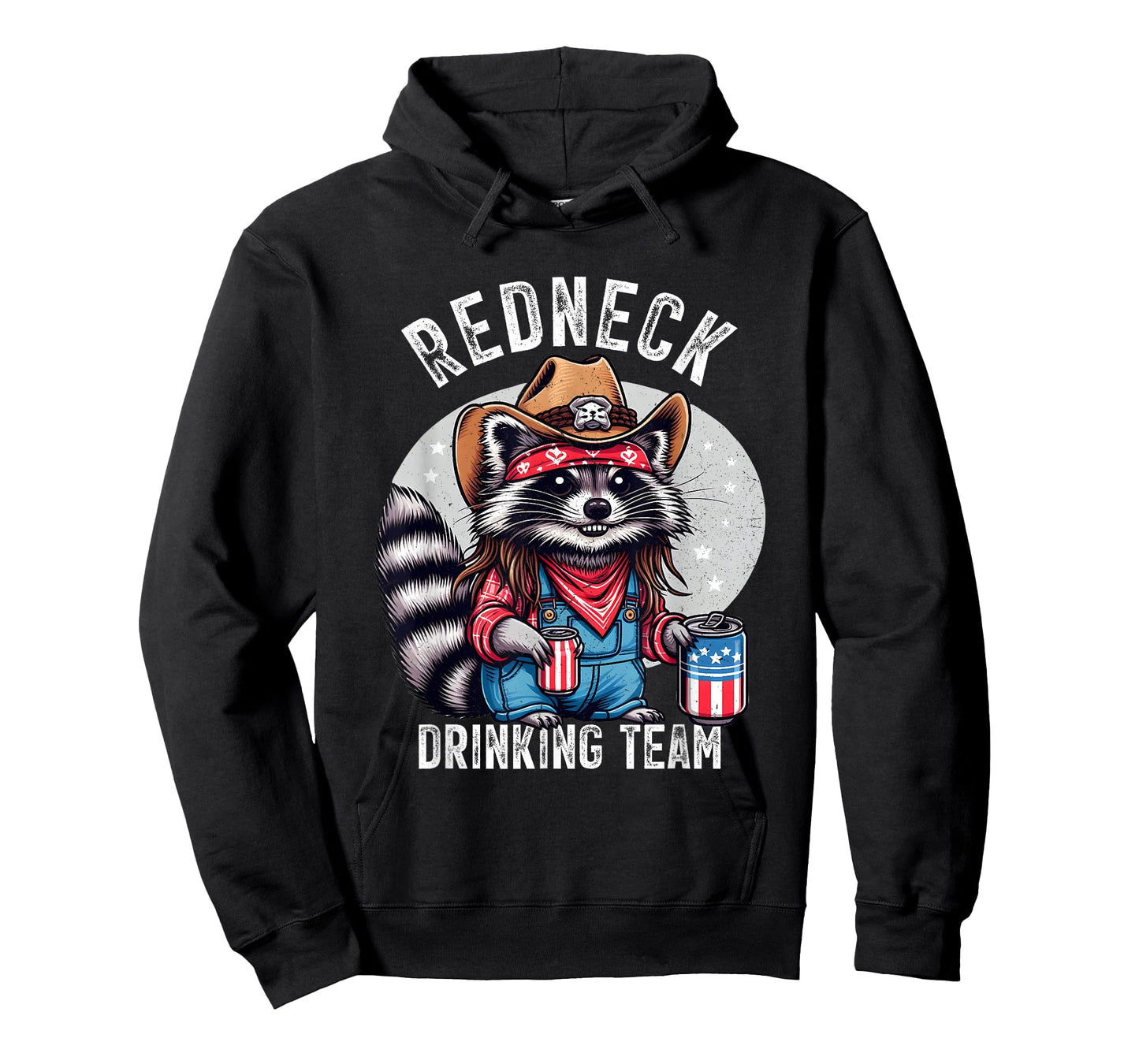 Redneck Raccoon Mullet White Trash Party Attire Hillbilly T-Shirt