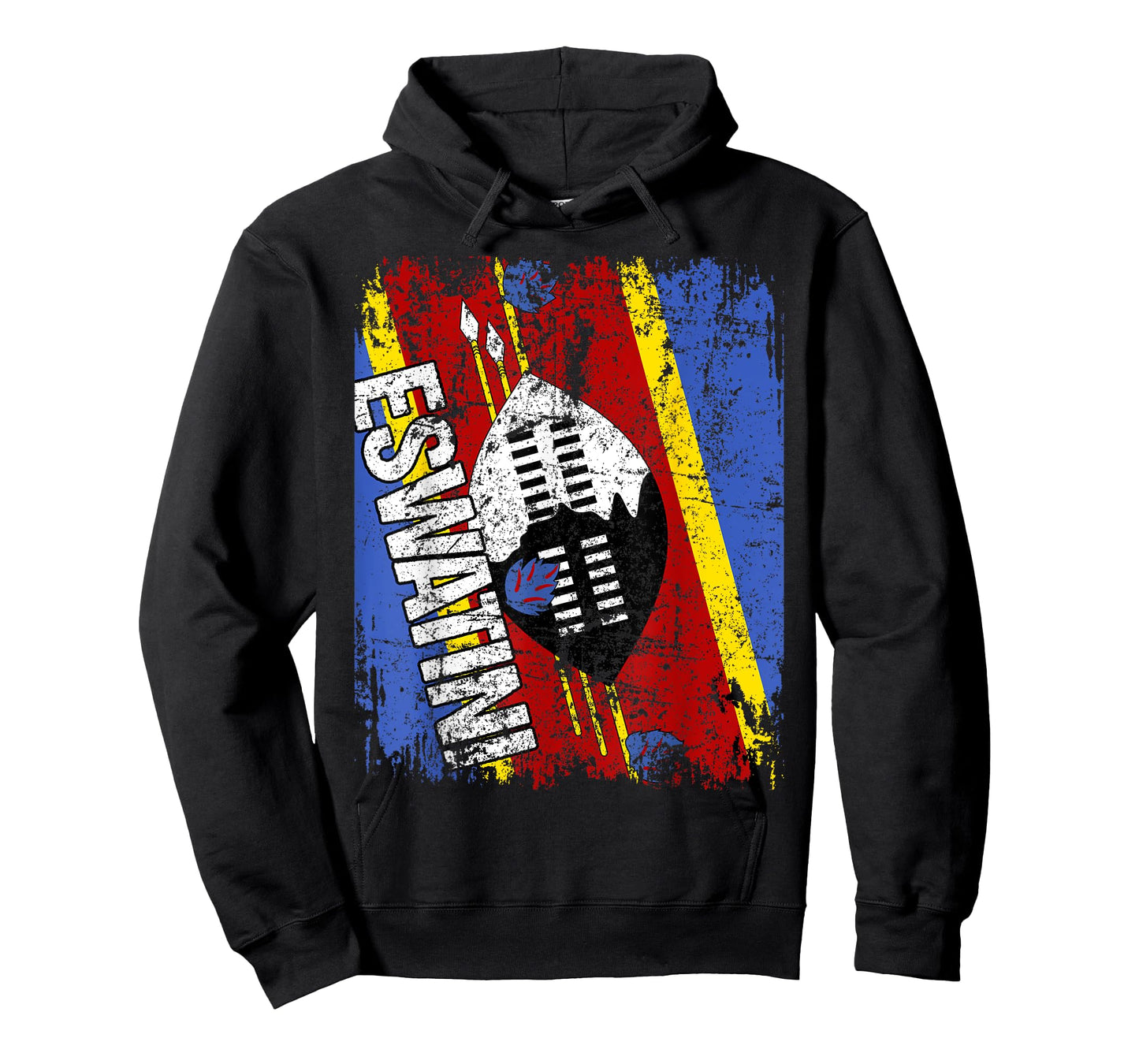 ESWATINI Flag Vintage Distressed SWAZILAND ESWATINI SWAZI T-Shirt