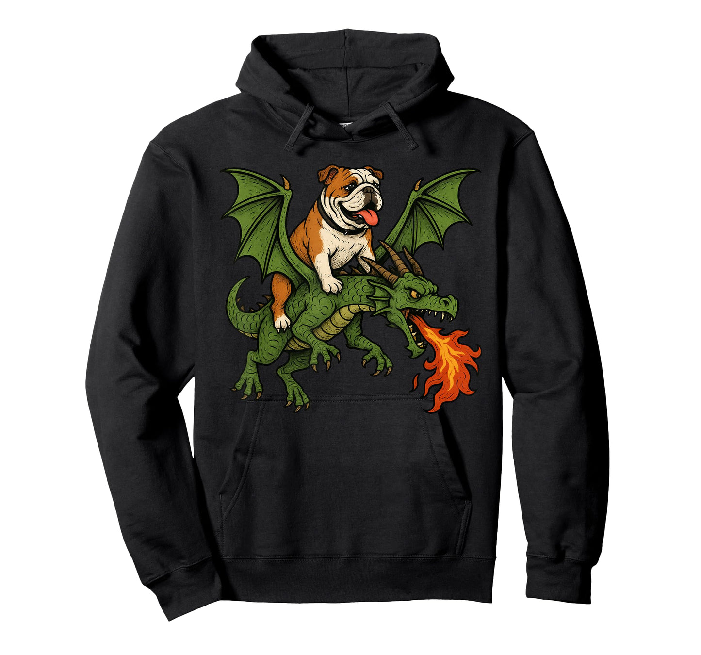 English Bulldog Dog Dragon T-Shirt