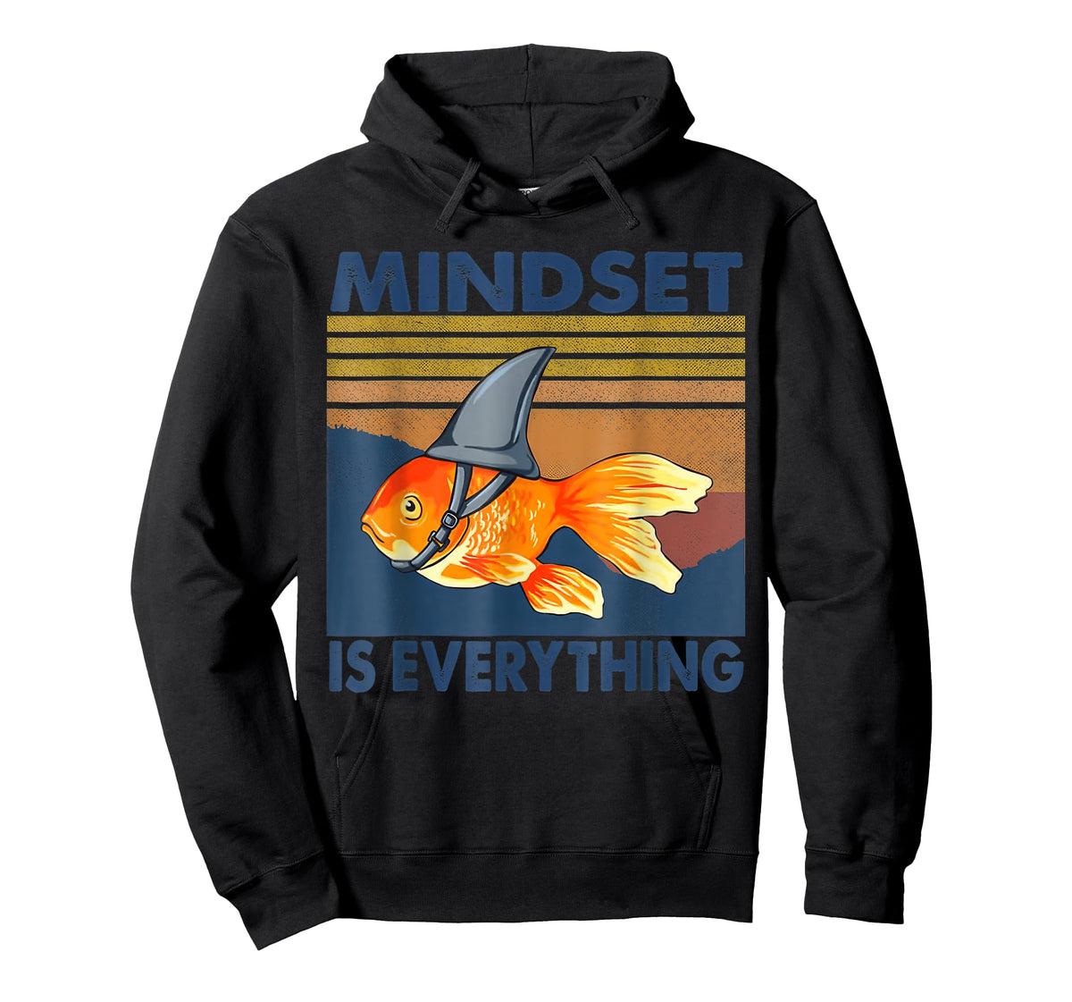 Everything Is Mindset Shark Fin Goldfish Vintage T-Shirt