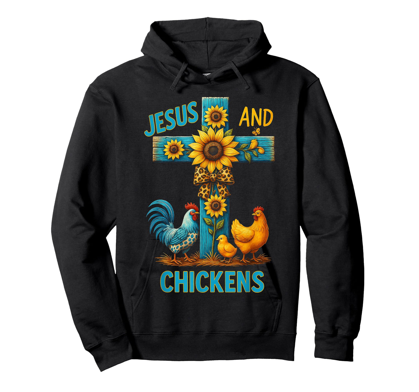Chicken Raising and Jesus Praising Farm family Life Gifts T-Shirt