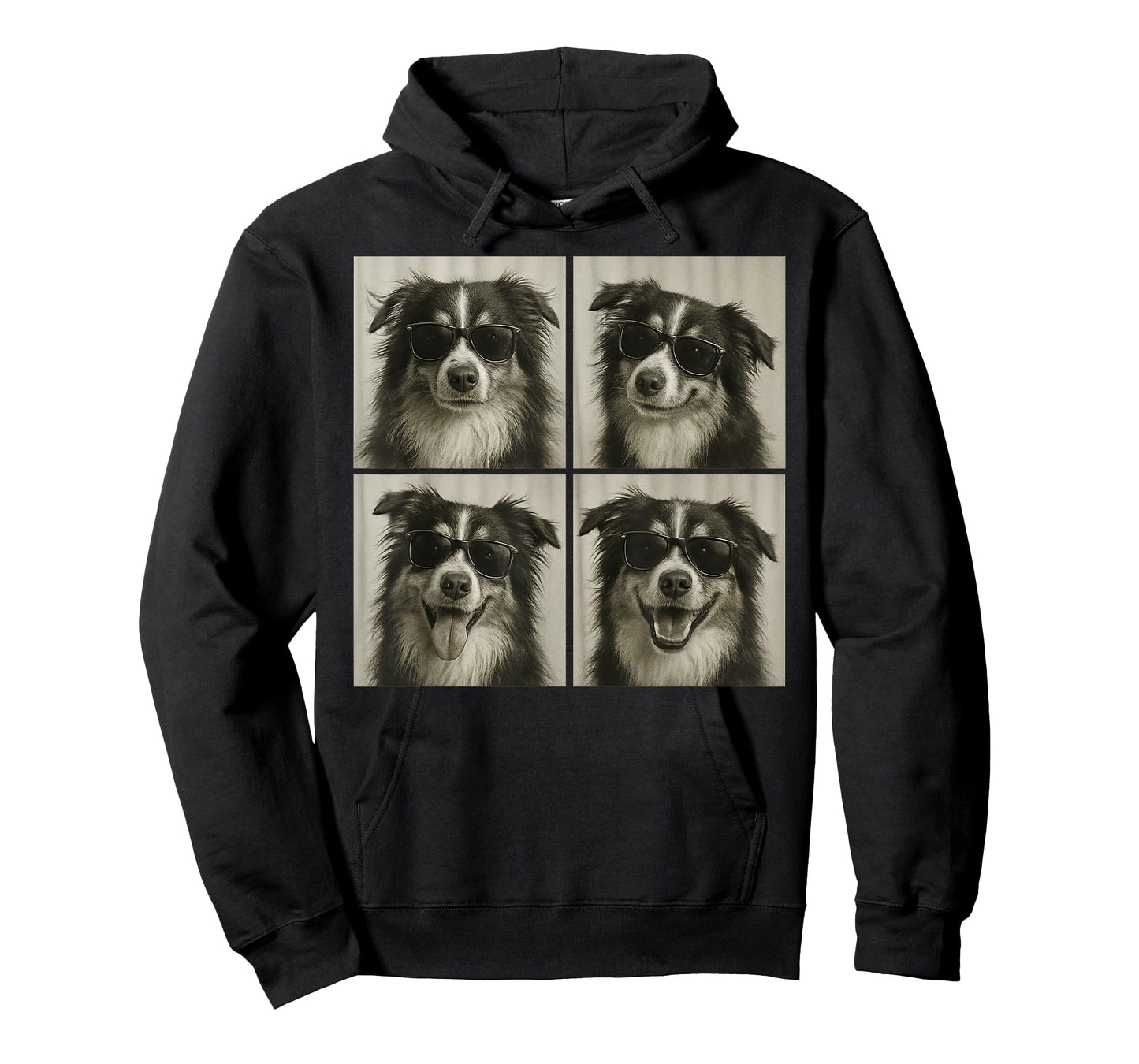 Funny Australian Shepherd Lover Cute Aussie Dog Photo Booth T-Shirt for Men Women Kids