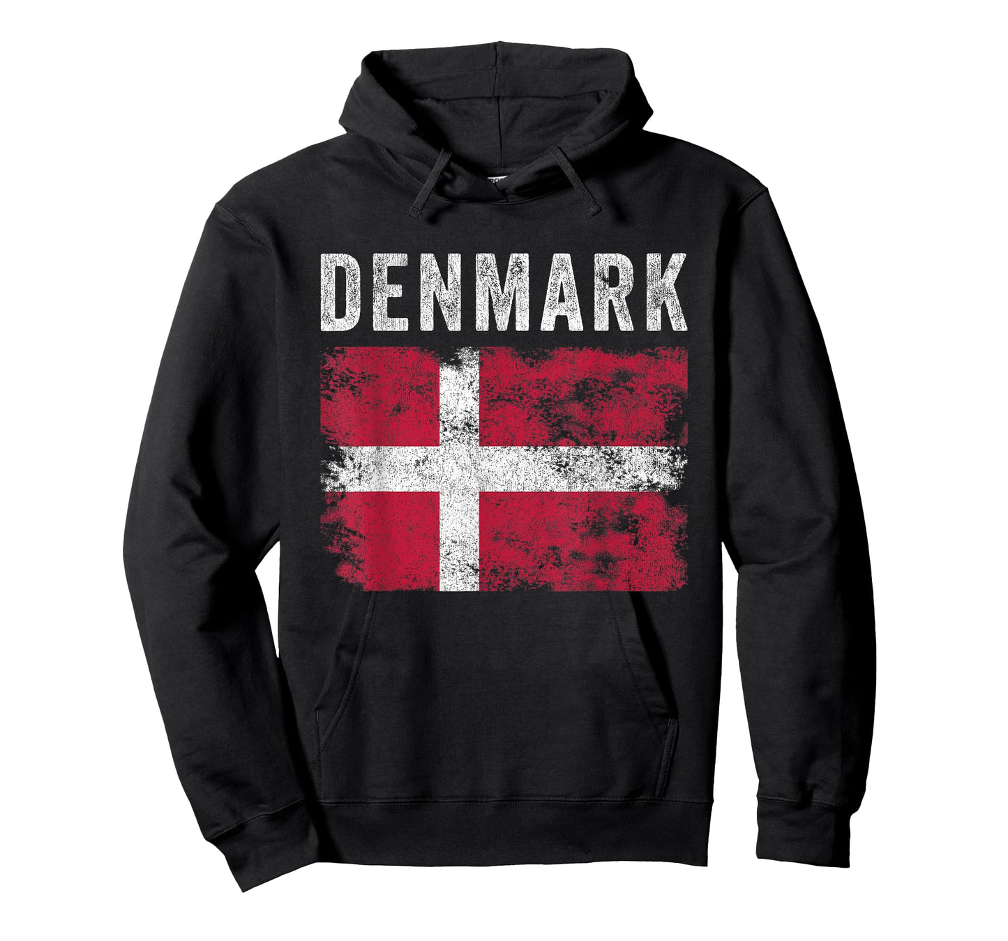 Denmark Flag Distressed - Men Women Kids - Danish Flag T-Shirt