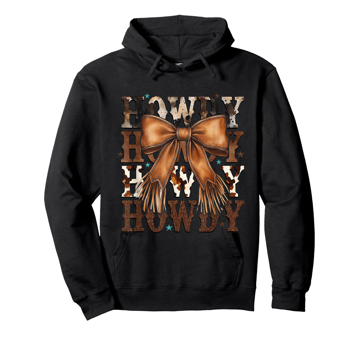 Howdy Coquette Bow Western Country Rodeo Cowgirl Matching T-Shirt