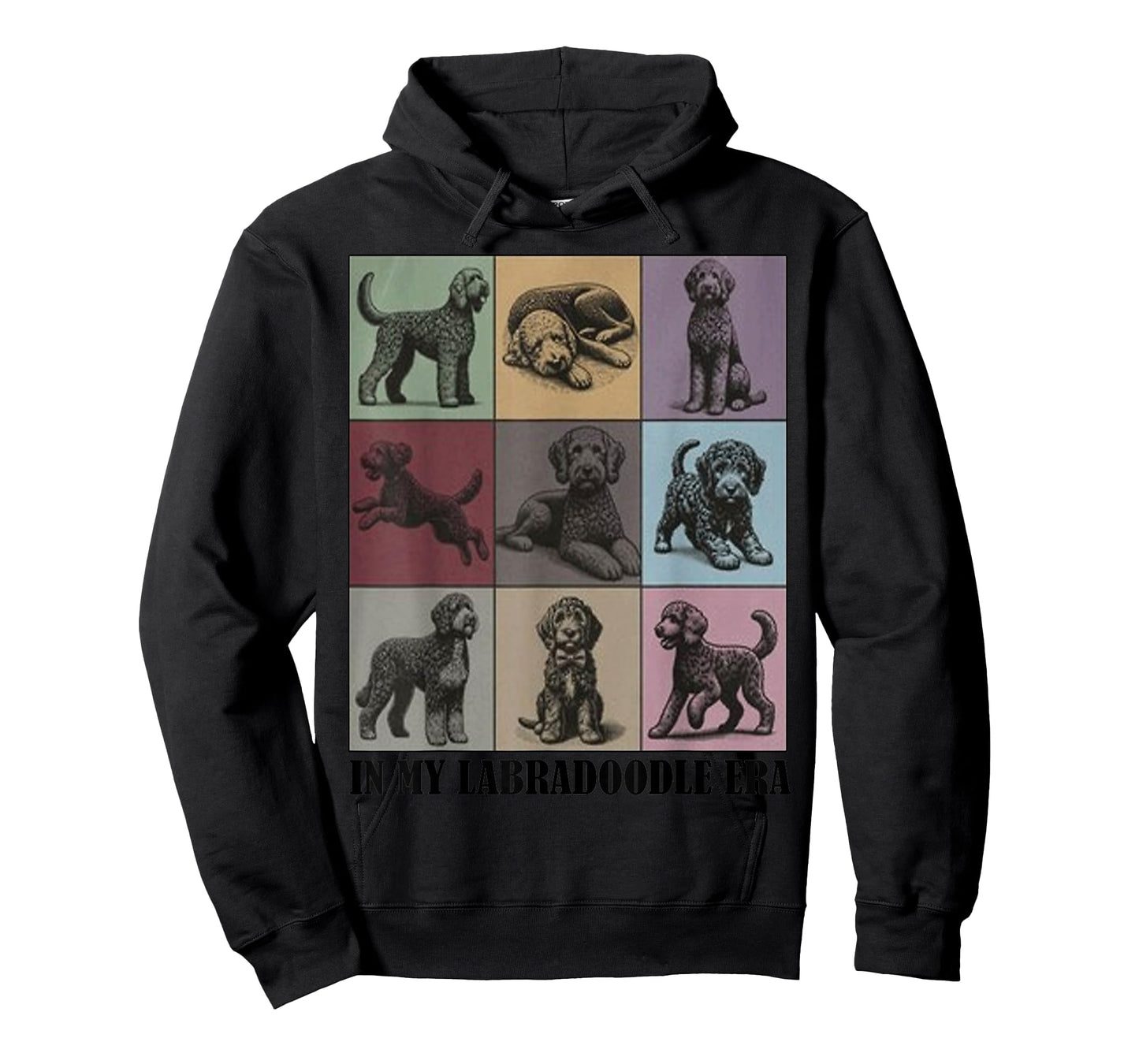 funny Dog Mama Quote In My Labradoodle Doodle Era Cool dog T-Shirt