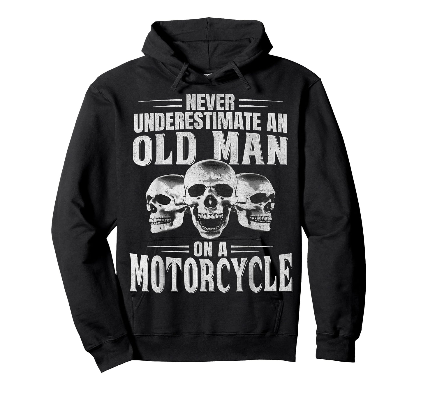 Funny Never Underestimate an Old Man on a Motorcycle Biker T-Shirt