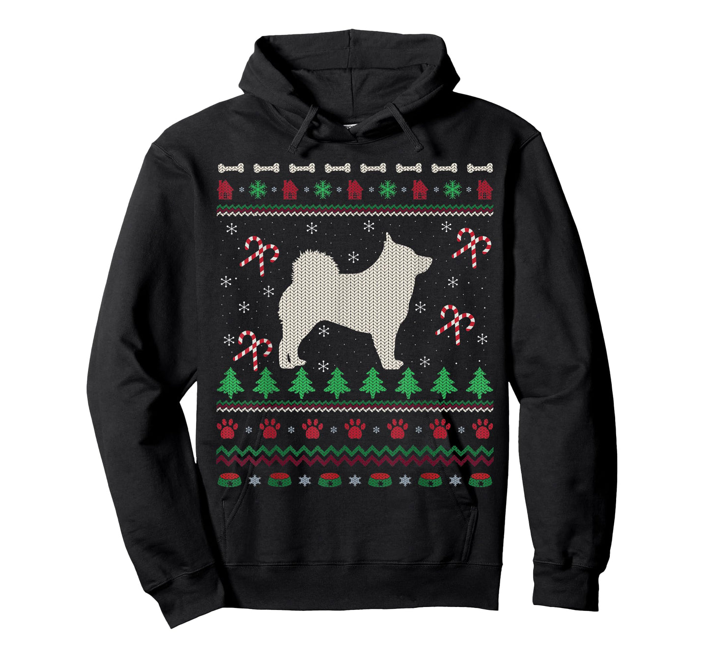 Schipperke Dog Lover Xmas Ugly Schipperke Christmas Men Women Kids T-Shirt