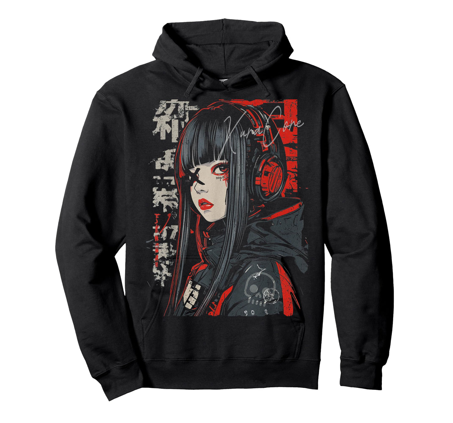 Japanese Streetwear Cyberpunk Y2K Techwear Retro Manga Anime T-Shirt