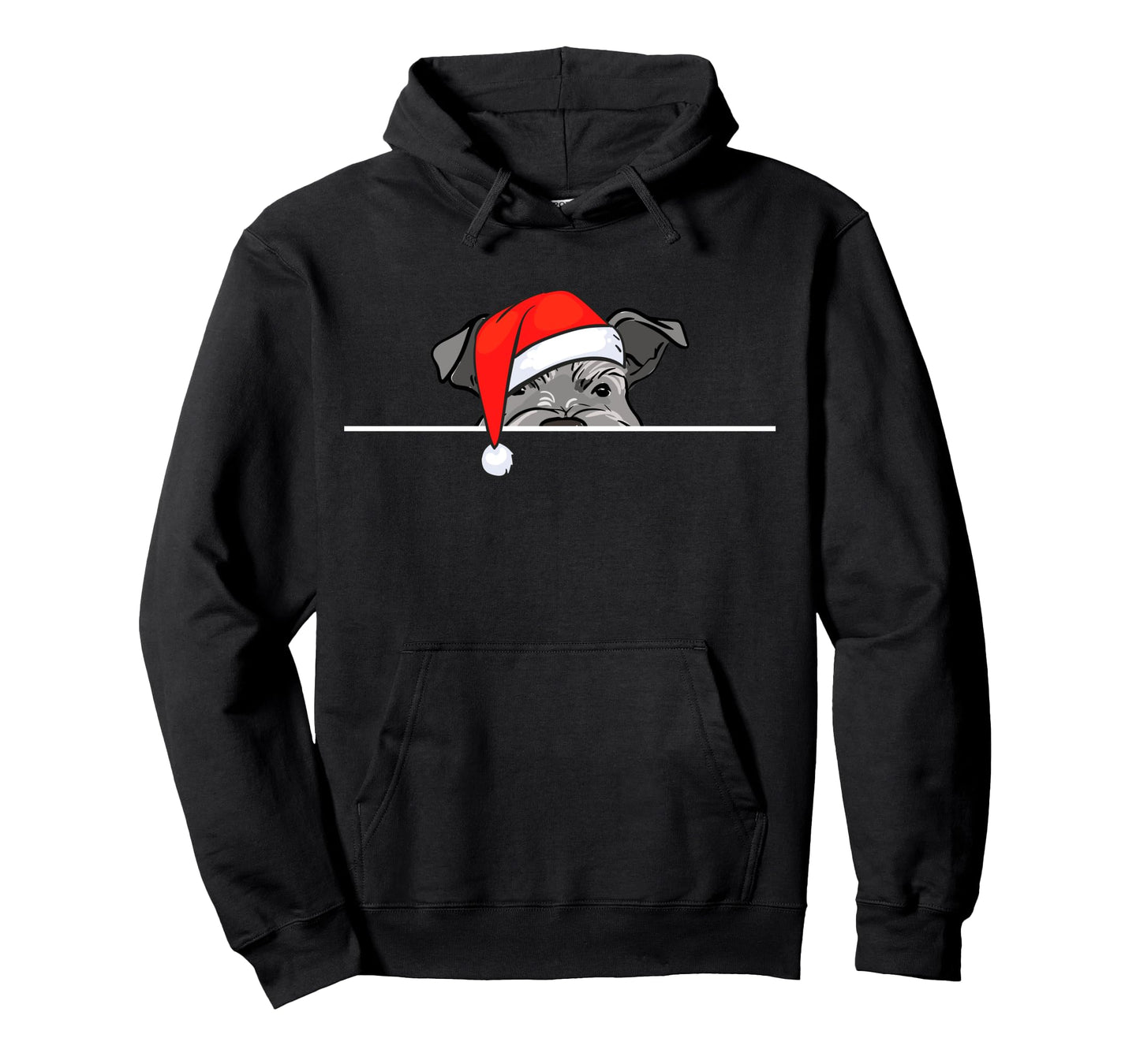 Miniature Schnauzer Dog Christmas Long Sleeve T-Shirt