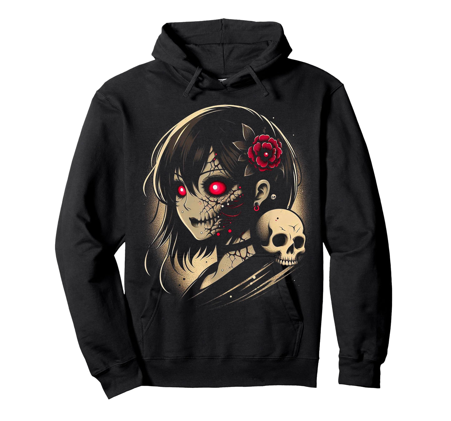 Horror Anime Manga Japanese Scary Kawaii Anime Goth T-Shirt