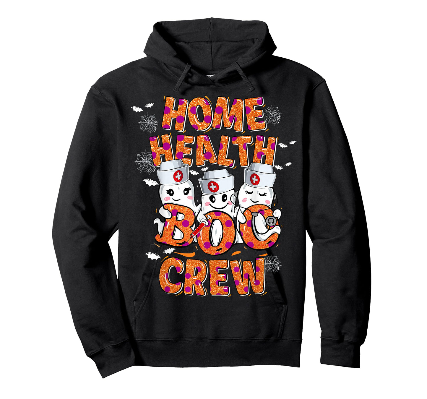Home Health Nurse Halloween shirt Home Health Boo Crew T-Shirt