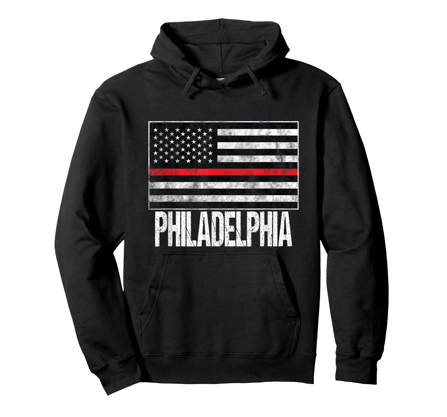 Thin Red LIne American Flag TShirt Philadelphia Firefighters T-Shirt for Women Kids Men