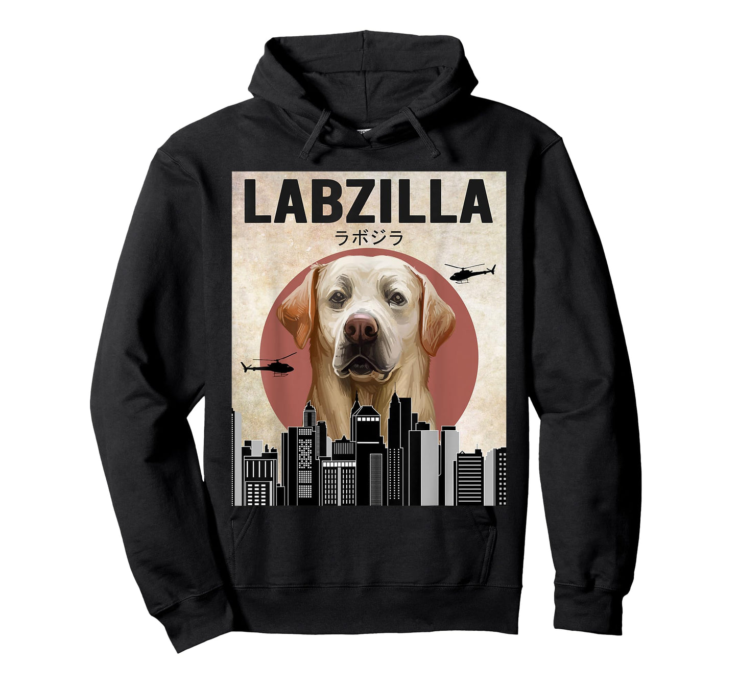 Labzilla Funny Labrador Retriever Dog Lover Men Women Girls Kids T-Shirt