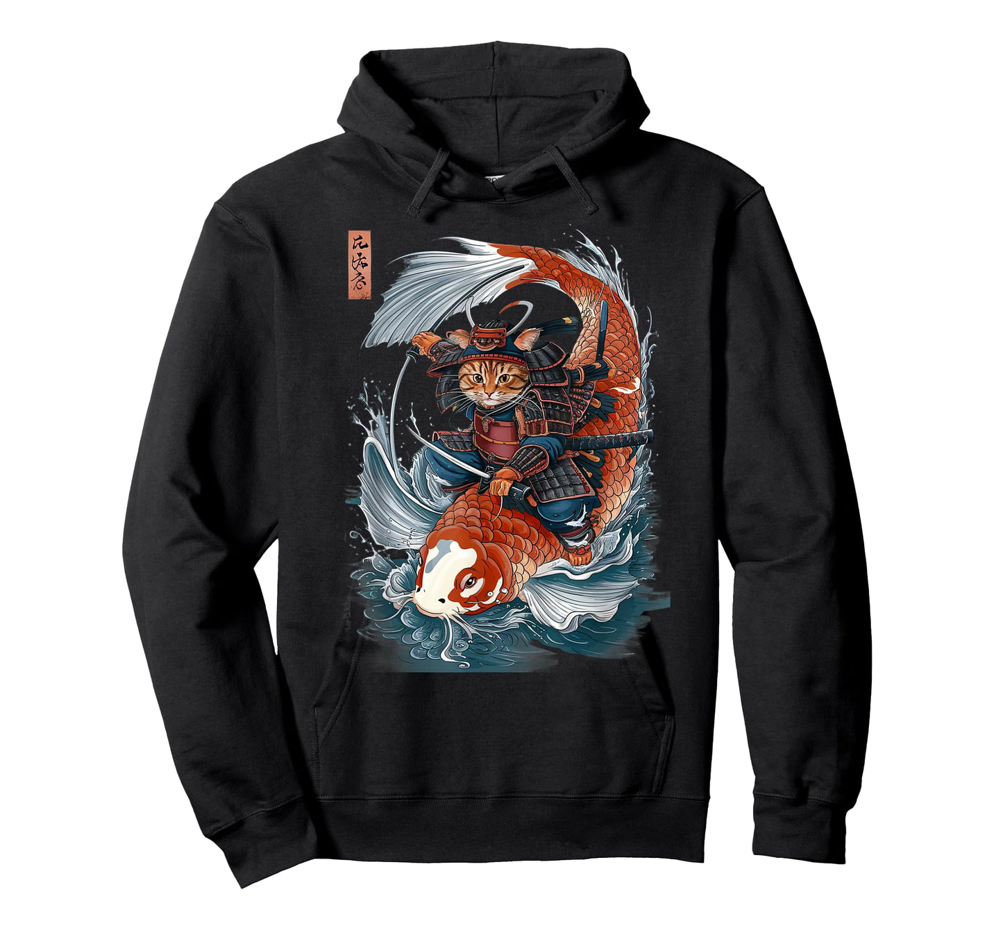 Samurai Cat Ninja Aesthetic Japanese Katana Tokyo culture T-Shirt for Men Women Kids